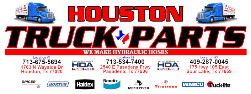 HOUSTON TRUCK PARTS BANNER LOGO